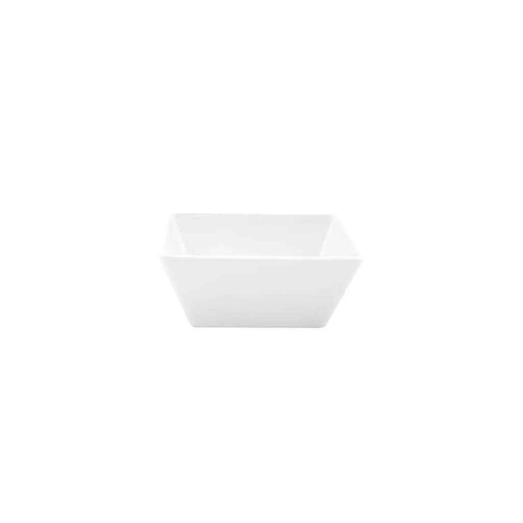 Melamine Square Bowl 240mm White