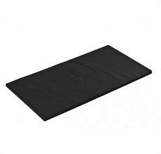 Melamine Rectangle Platter Taroko 530x325mm Black Slate Design