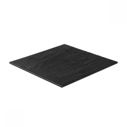 Melamine Square Platter Taroke 368mm Black Slate Design