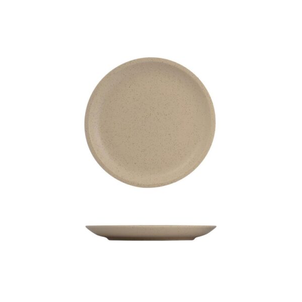 TI94267C Round Plate 231mm Dune Clay