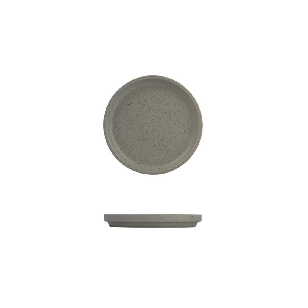 Stackable Round Plate 160mm Dune Ash