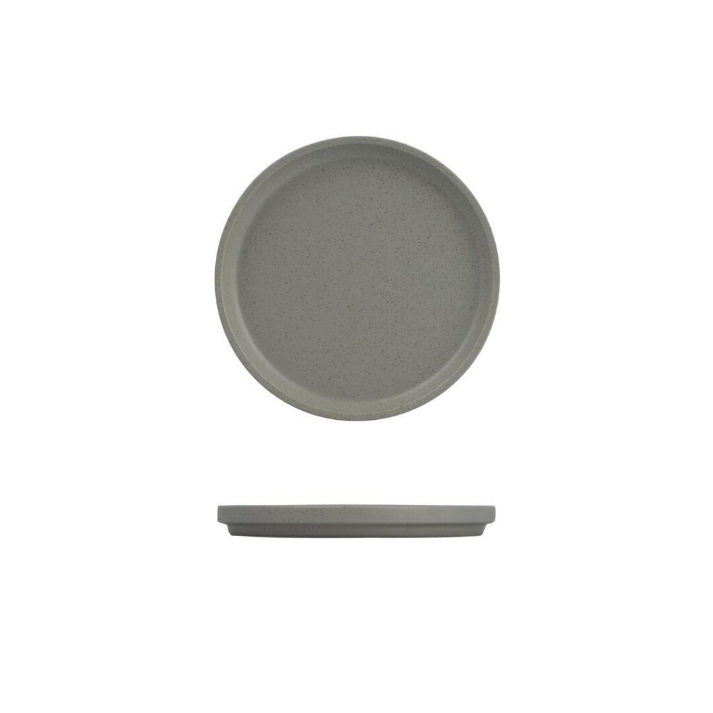 Stackable Round Plate 200mm Dune Ash