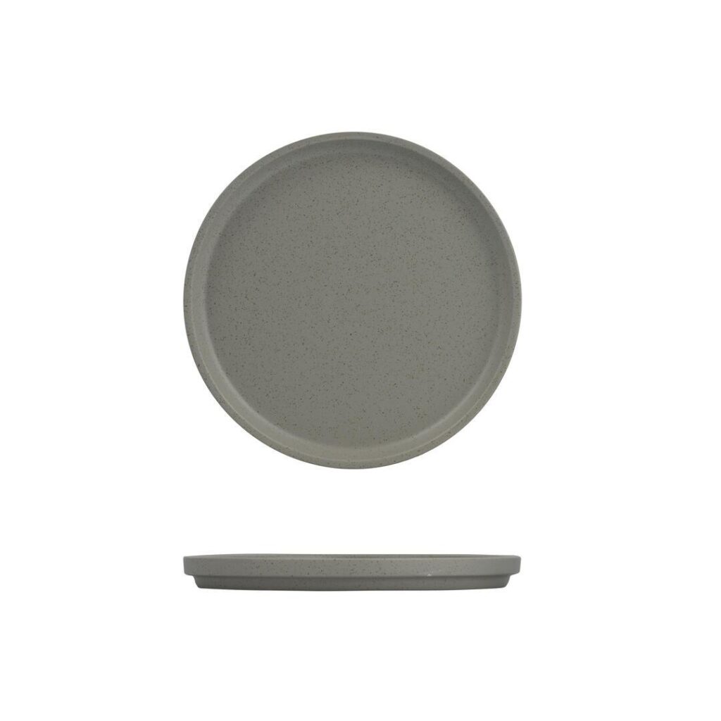 Stackable Round Plate 235mm Dune Ash