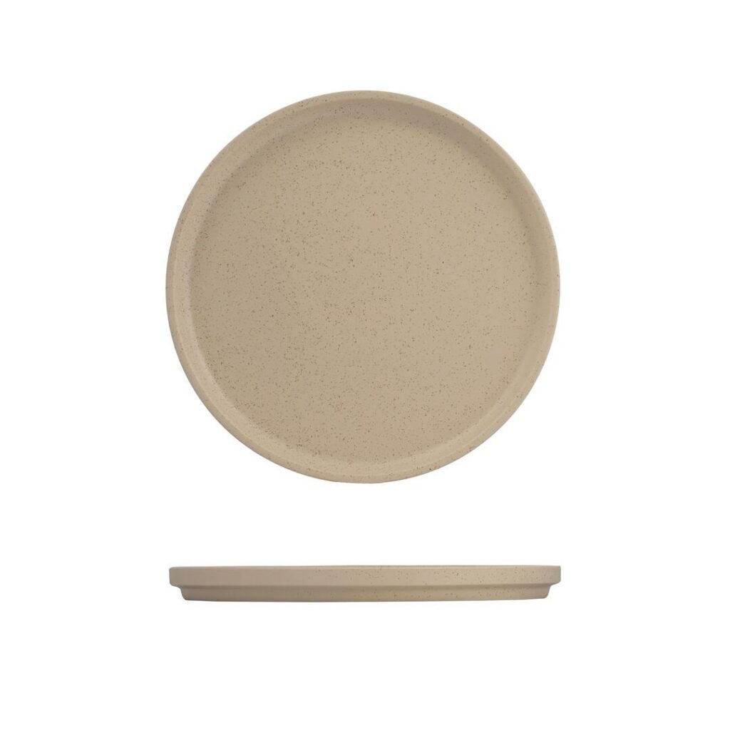 Stackable Round Plate 270mm Dune Clay