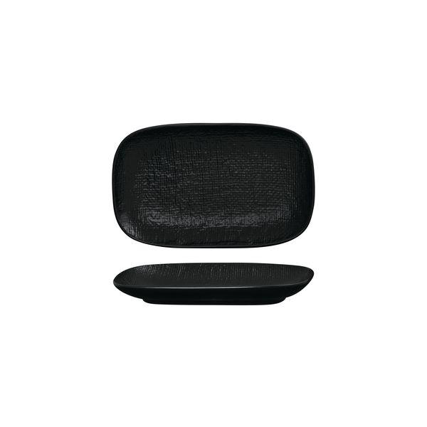 Luzerne Linen Black Share Plate 215x135mm