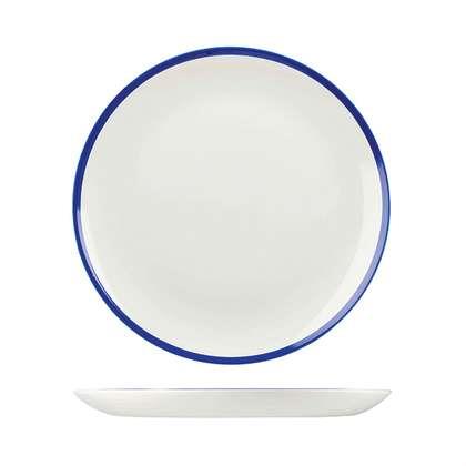 Churchill Retro Blue Coupe Plate 217mm