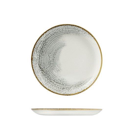 Churchill Accents Jasper Grey Coupe Plate 260mm