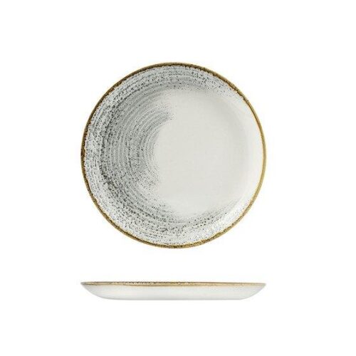 Churchill Accents Jasper Grey Coupe Plate 288mm