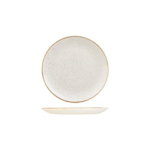 Stonecast Barley White Round Coupe Plate 165mm