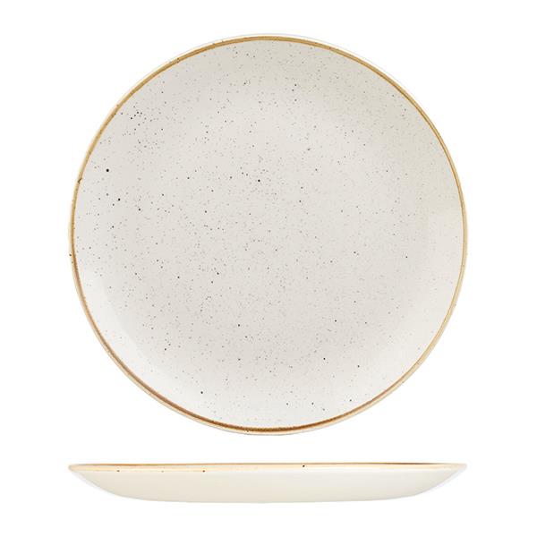 Stonecast Barley White Round Coupe Plate 324mm