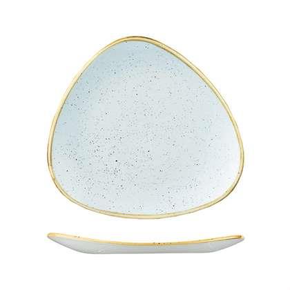 Churchill Stonecast Duck Egg Triangular Plate 192mm