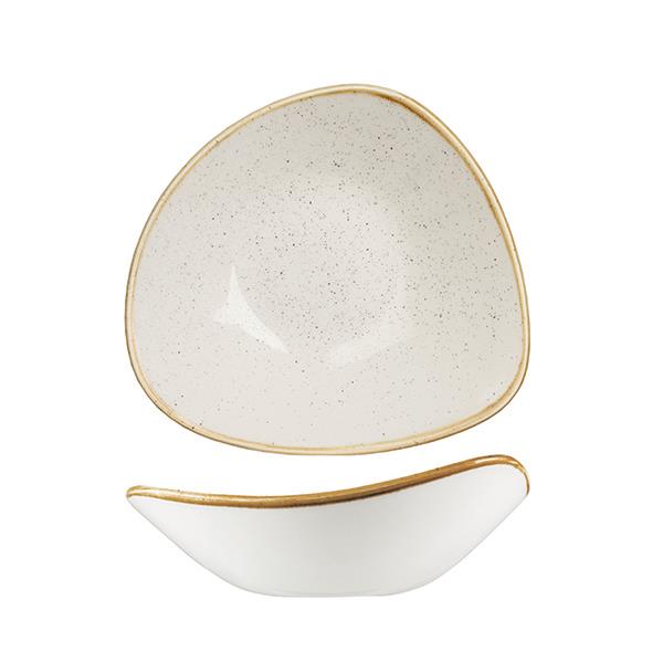 Stonecast Barley White Plate Triangle 229x229mm