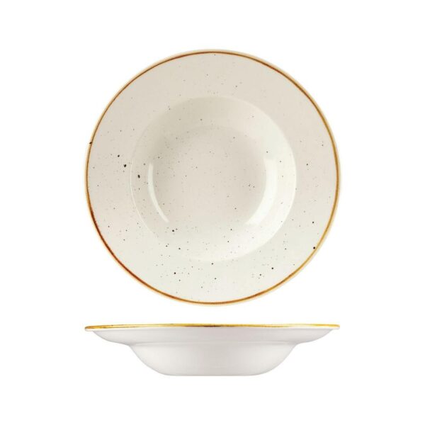 TI9975424W Stonecast Barley White Round Soup Pasta Bowl 240mm