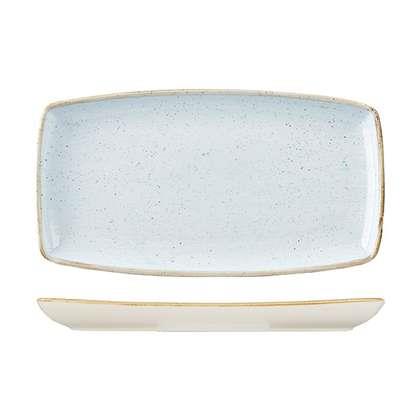 Churchill Stonecast Duck Egg Oblong Plate 350x185mm