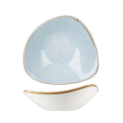 Churchill Stonecast Duck Egg Triangular Bowl 153mm
