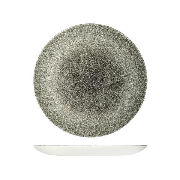 Raku Quartz Black Plate Coupe 260mm