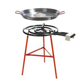 TK63990 Tabarca Paella Set Stand Pan Gas Burner 500x750mm