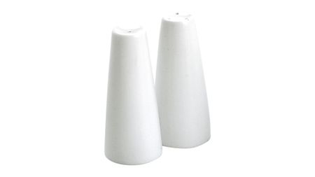 Pepper Shaker Tower White Porcelain