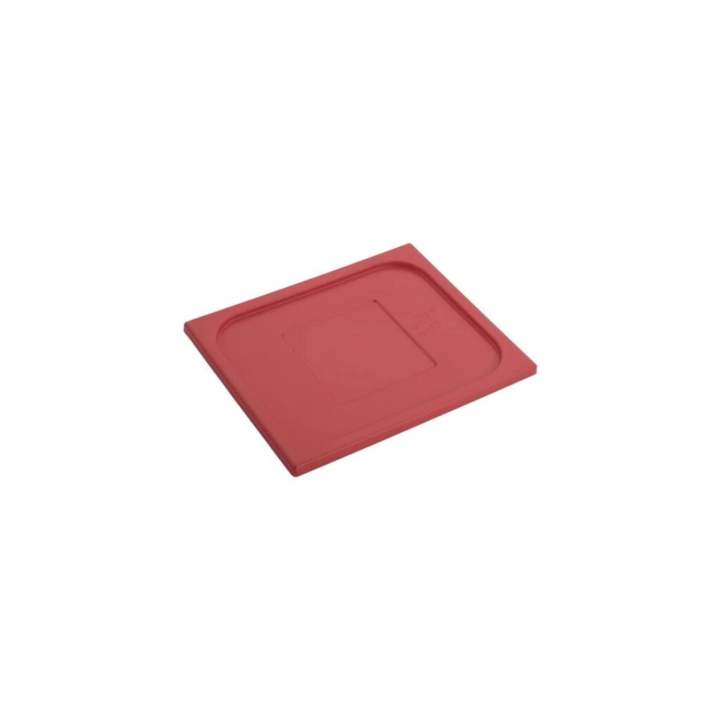 Lid to Suit Steam Pan 1/2 Size PP Inox Macel - Red