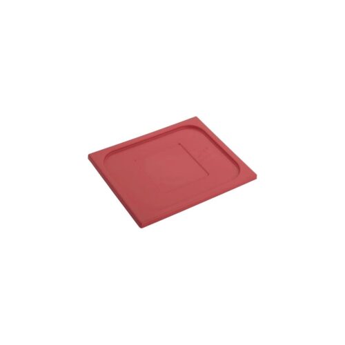 Lid to Suit Steam Pan 1/2 Size PP Inox Macel - Red