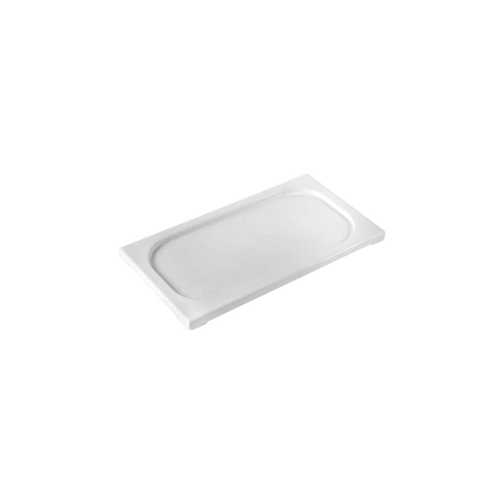 Lid to Suit Steam Pan 1/3 Size PP Inox Macel - White