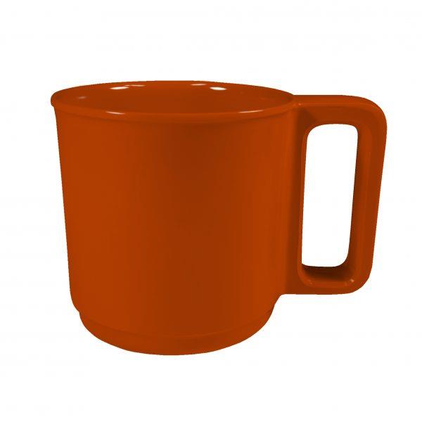 Melamine Mug 350ml Red Stackable