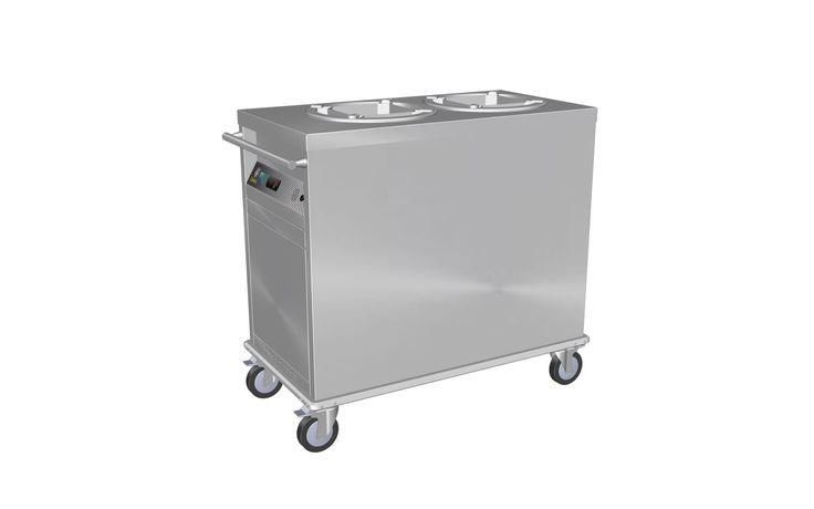 CULINAIRE Mobile Plate Dispenser - Double CH.PD.HS.2