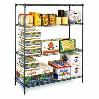METRO Super Erecta Metroseal 3 Wire Shelving Kit 4 Tier 535mm Deep - Various Lengths