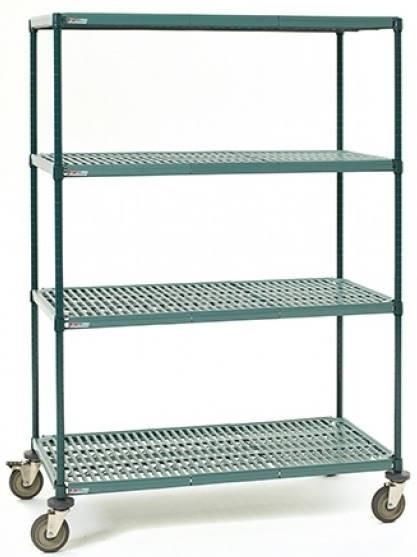 METRO Super Erecta Pro Mobile Shelving Kit 4 Tier 535mm Deep - Various Lengths