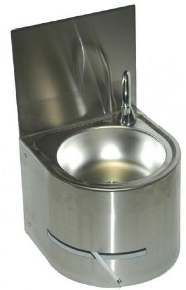 STODDART Stainless Steel Hand Wash Basin Wand Operated WB.R.WM.WO
