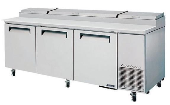 TURBO AIR Pizza Preparation Fridge 3 Doors 878L 2362mm CTPR-93SD