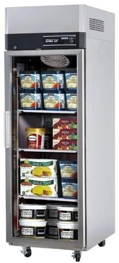 Turbo Air Top Mounted Upright Freezer 1 Glass Door 574Ltr 220V 10A 50Hz