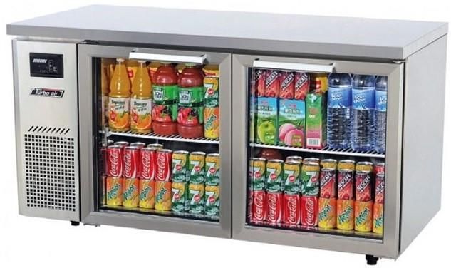 TURBO AIR Undercounter Display Fridge 2 Doors 420L 1500mm KGR15-2