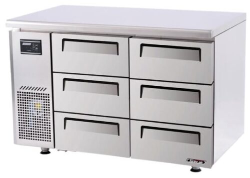 TURBO AIR Undercounter Storage Freezer 6 Drawers 311L 1200mm KUF12-3D-6