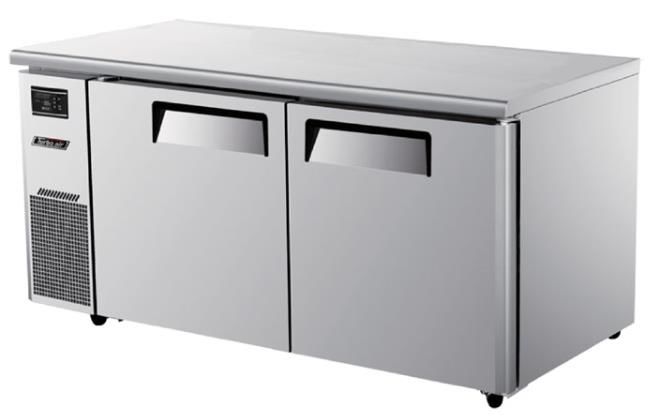 Turbo Air Undercounter Chiller 2 Doors 425Ltr 220V 10A 50Hz