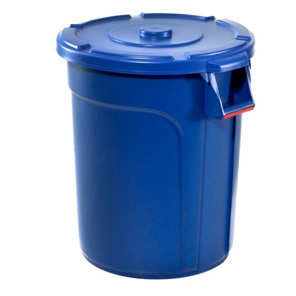 KH17819 Bin Round 75Ltr Blue Food Grade Thor