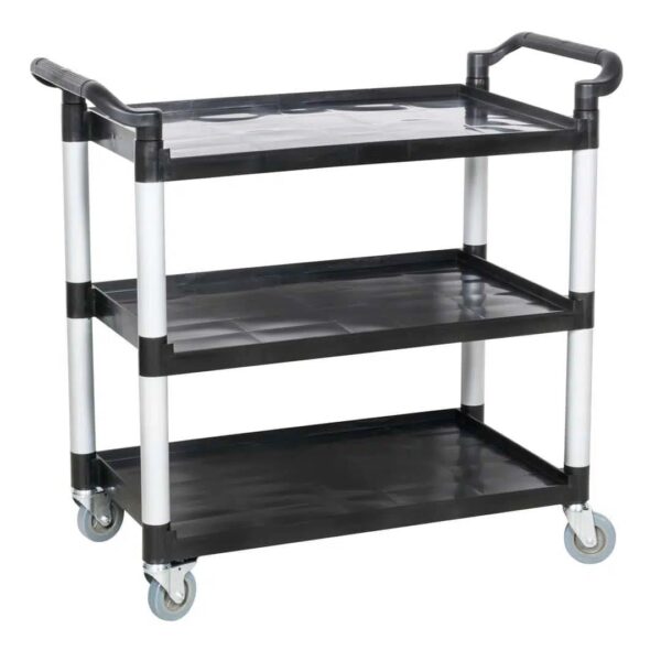KH97185-1 Trolley 3 Tier 1030x490x950mm - Black