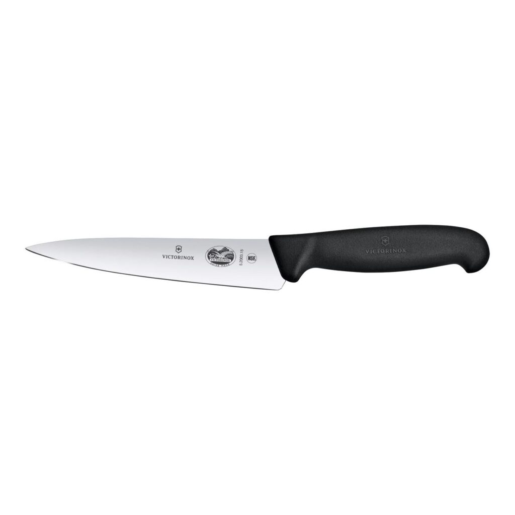 Utility Knife 150mm Straight Blade Victorinox - Black Handle