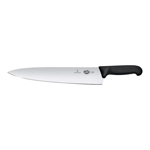 Cooks Knife 310mm Straight Blade Victorinox - Black Handle