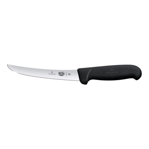 Boning Knife 150mm Curved Wide Blade Victorinox - Black Handle