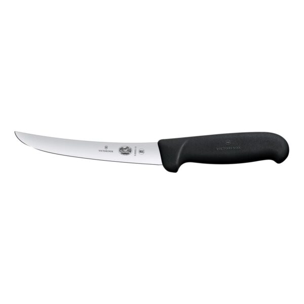 SH5650315 Boning Knife 150mm Curved Wide Blade Victorinox - Black Handle
