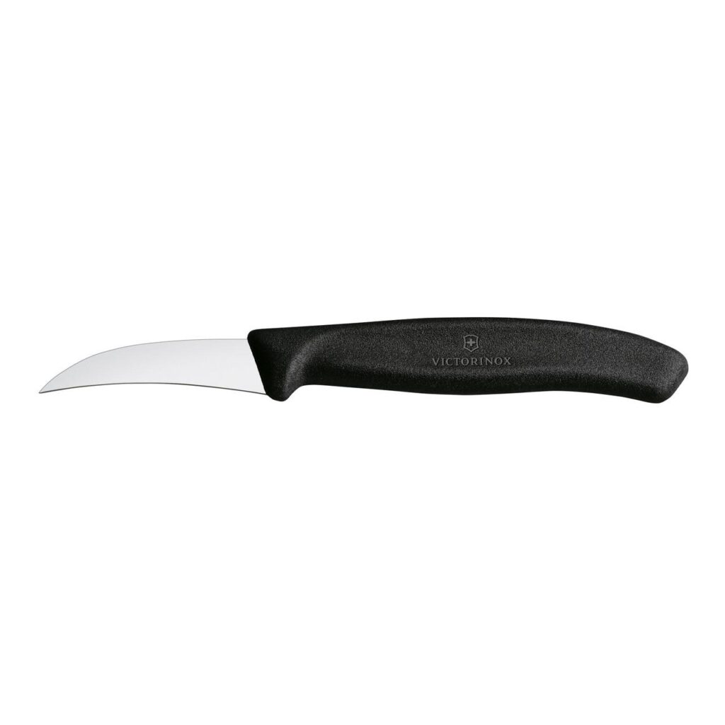 Paring Knife 60mm Birds Beak Blade Victorinox - Black Handle