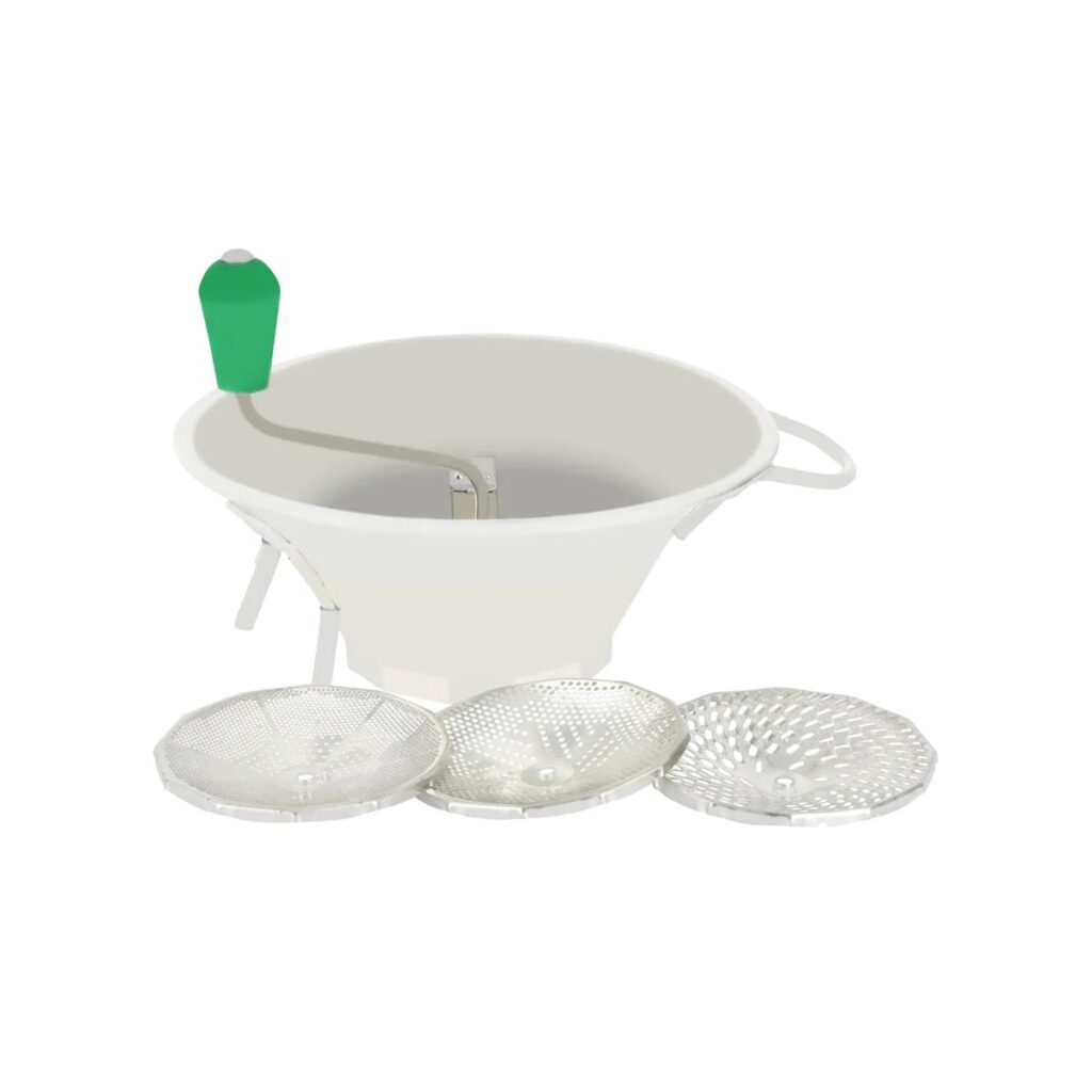 Food Mill Tin with 3 Blades (1.5/2.5/4mm) 310mm