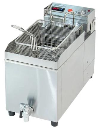 Woodson Deep Fryer Single Pan 11 Ltr Auto Lift 272mm