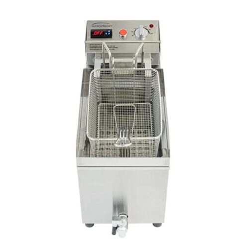 Woodson Deep Fryer Single Pan 11 Ltr Auto Lift 272mm