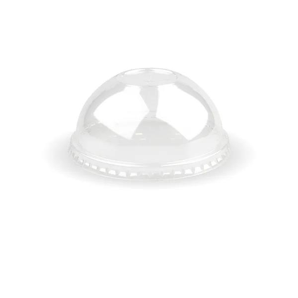 Dome Lid w/ Straw Slot Suits (90mm) Takeaway Cold Cup BioCup Clear
