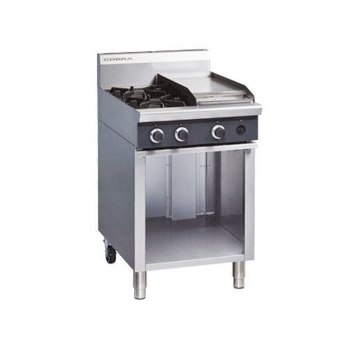 COBRA Gas Cooktop On Cabinet Base 2 Burners & Griddle 600mm C6C
