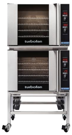 TURBOFAN Convection Oven 4 Tray 1/1 GN (Double Stack) 810mm E31D4/2C