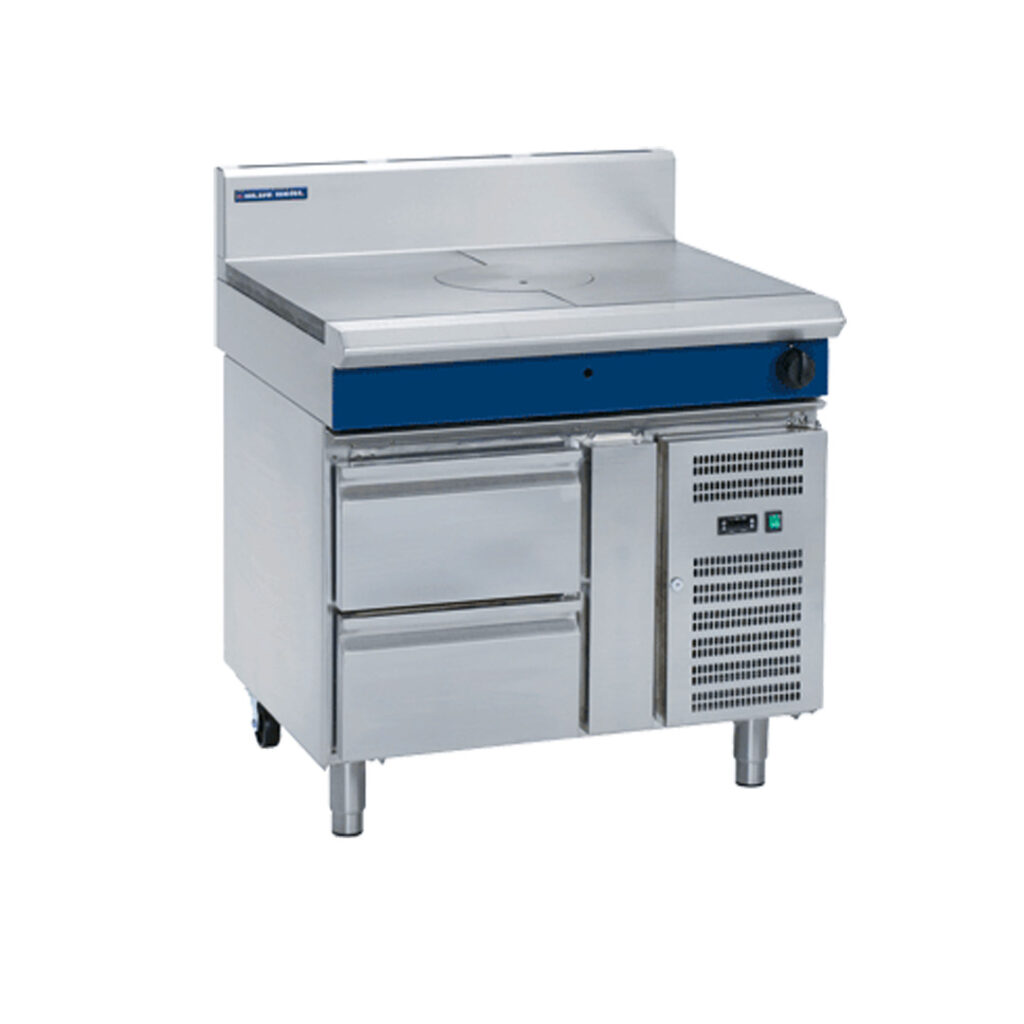 BLUE SEAL Gas Target Top On Fridge Base 900mm G57-RB