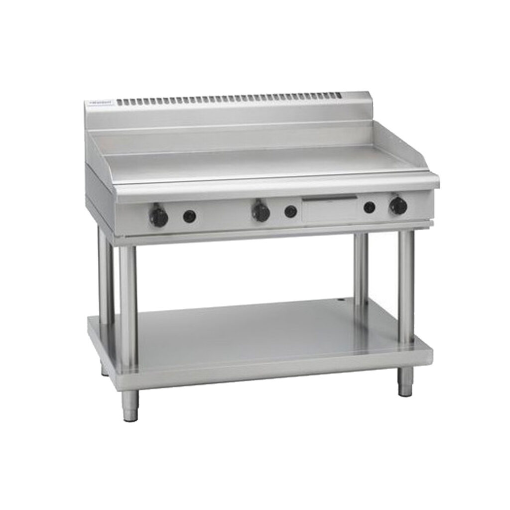 WALDORF Heavy Duty Gas Griddle On Stand 1200mm GP8120G-LS